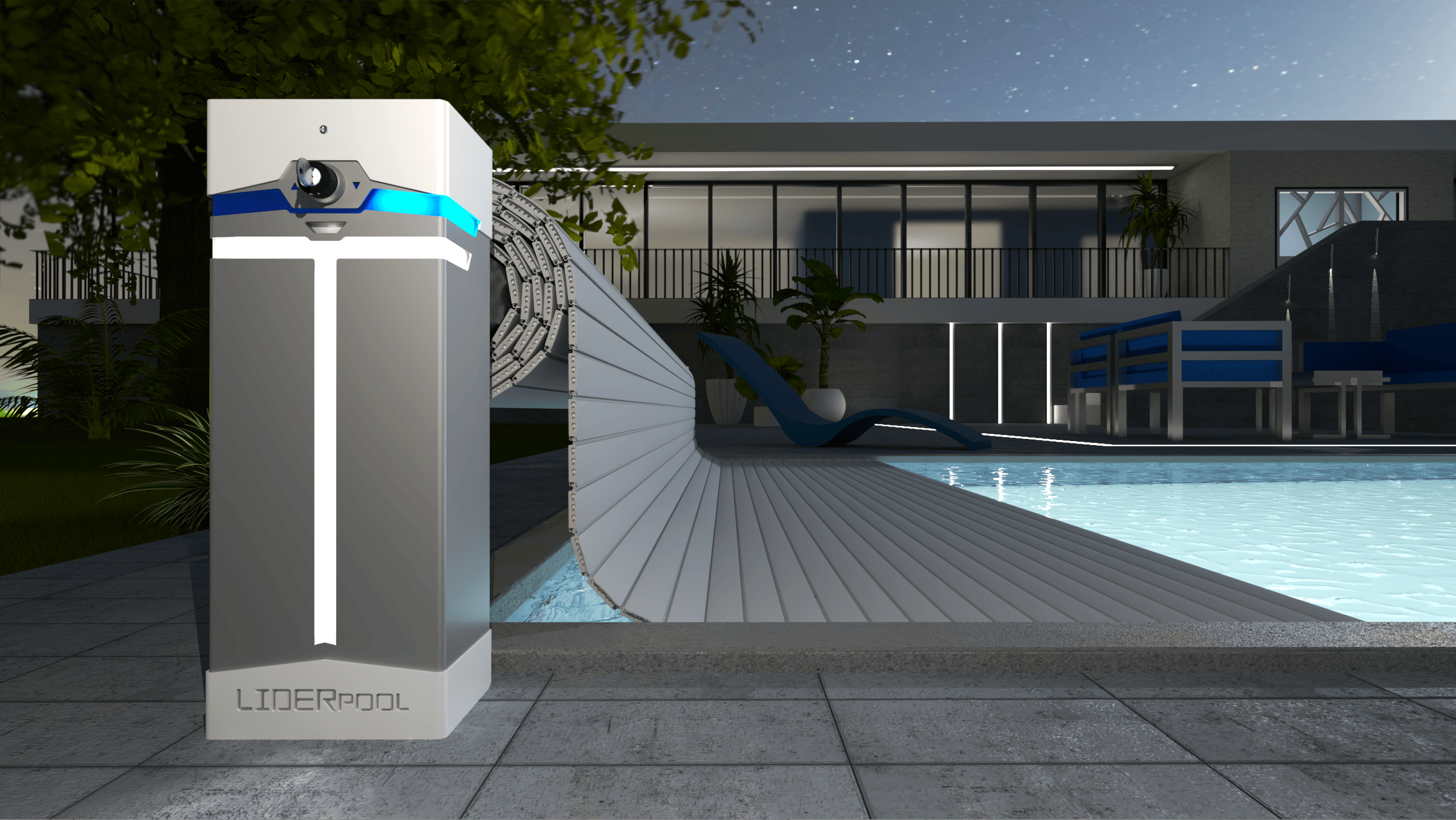 T-Light winder, Liderpool roller shutters, pool covers