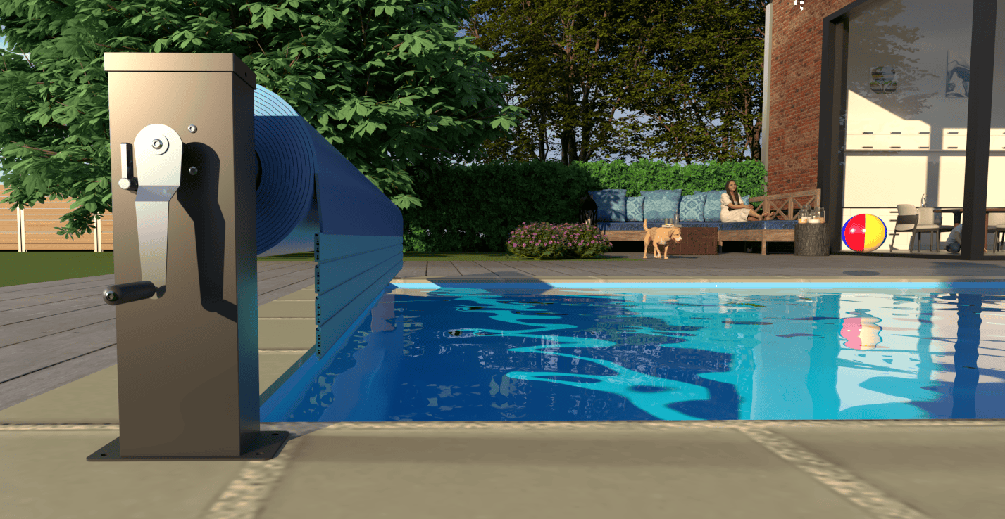 Exclusiv winder, Liderpool roller shutters, pool covers